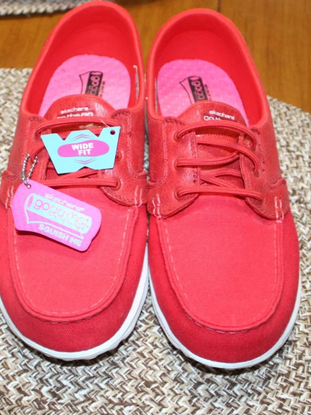 NWT Skechers on the go Flex Radiant slip-on boat sneaker 9 1/2 Wide CUTE/FUN - Picture 12 of 13